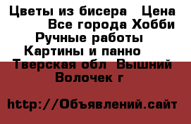 Цветы из бисера › Цена ­ 500 - Все города Хобби. Ручные работы » Картины и панно   . Тверская обл.,Вышний Волочек г.